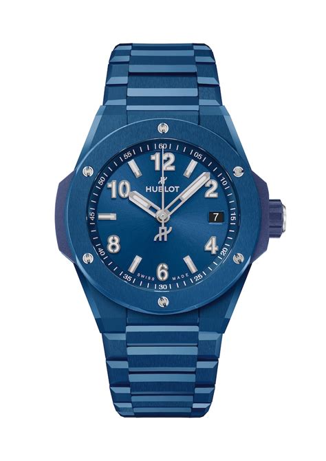 Big Bang Integrated Time Only Blue Ceramic 38mm.